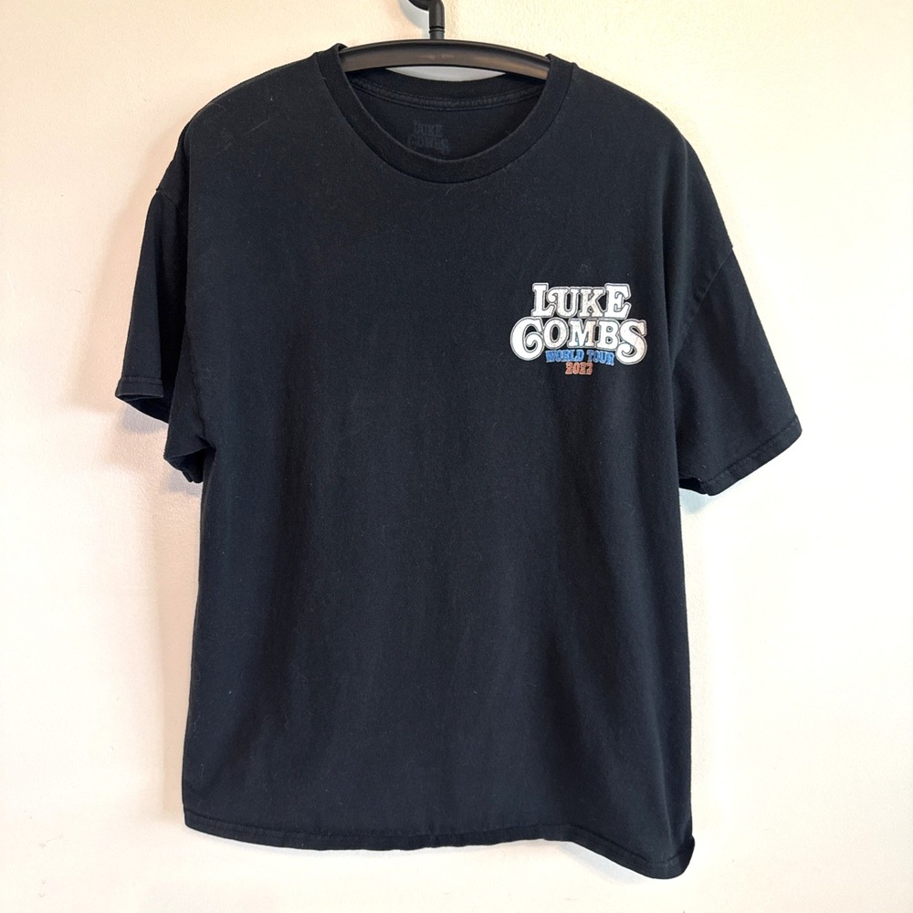Luke Combs World Tour 2023 Concert T-Shirt Size L Country Music Festival